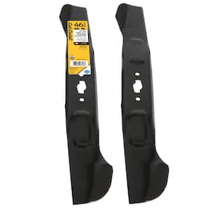 Original Equipment High Lift Blade Set for Select 46 in. Riding Lawn Mowers with S-Shape Center OE# 742-05510,742P05510