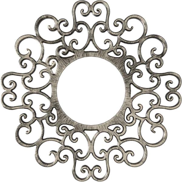 Ekena Millwork 1 in. x 34 in. x 34 in. Reims Architectural Grade PVC Pierced Ceiling Medallion