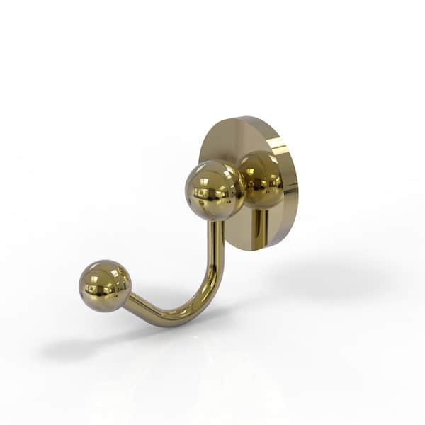 Allied Brass Prestige Skyline Collection J-Hook Robe/Towel Hook in Unlacquered Brass