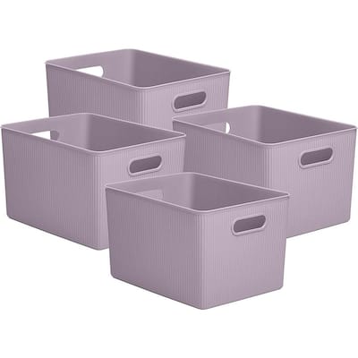 Sterilite Lilac Milk Crate