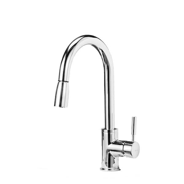 Blanco SONOMA Single-Handle Pull-Down Sprayer Kitchen Faucet in Polished Chrome