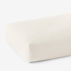 Legends Hotel Supima Cotton Percale Extra Deep Ivory Queen Fitted Sheet