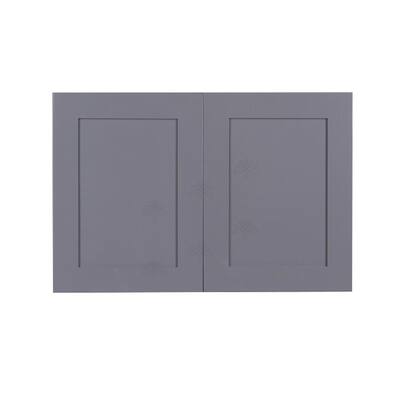 LIFEART CABINETRY Lancaster Shaker Assembled 24x30x12 in. Wall Diagonal ...