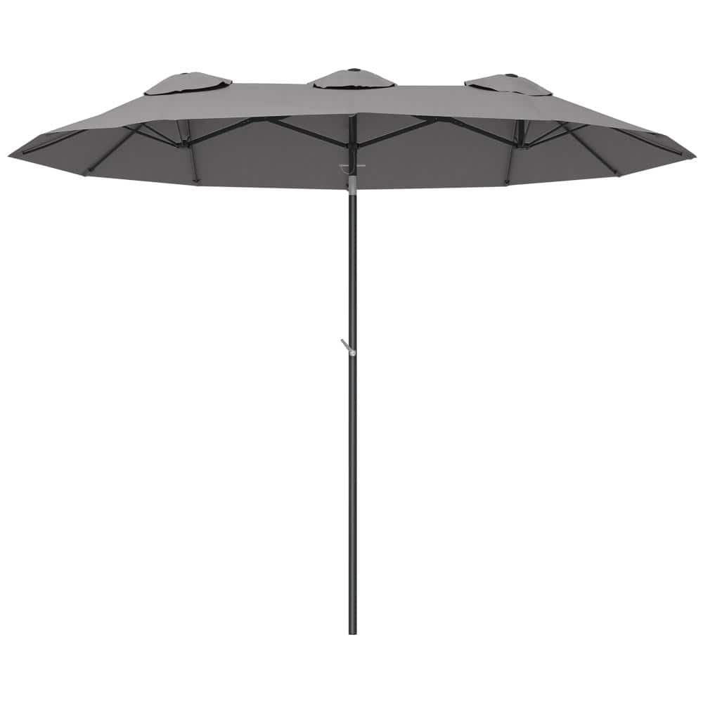 9.5ft Double-Sided Patio Umbrella with 45° Tilt & Crank, UV-Protective Polyester, Wind-Vented price history on PriceWatchPro