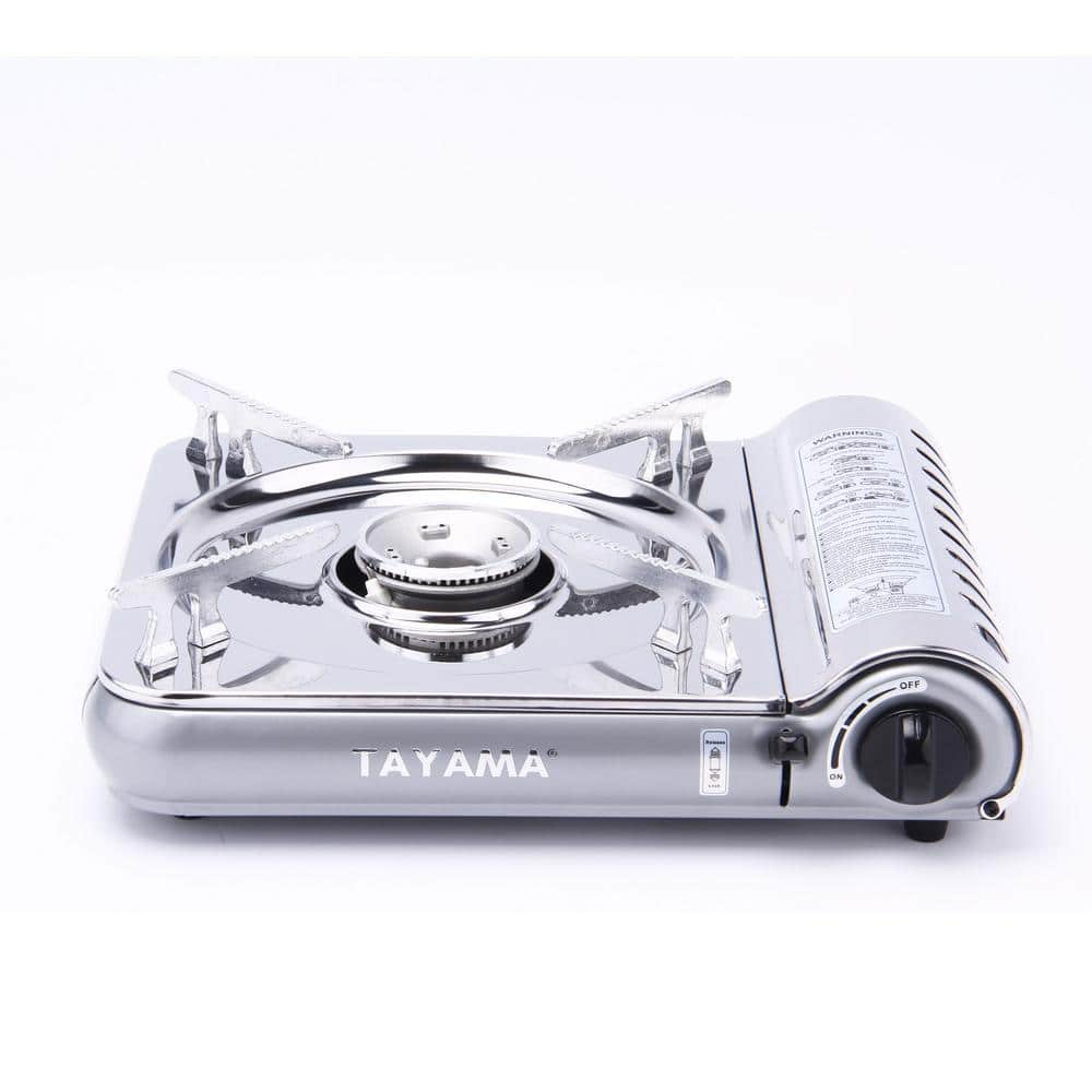8000 BTU Stainless Steel Butane Gas Single Burner Stove