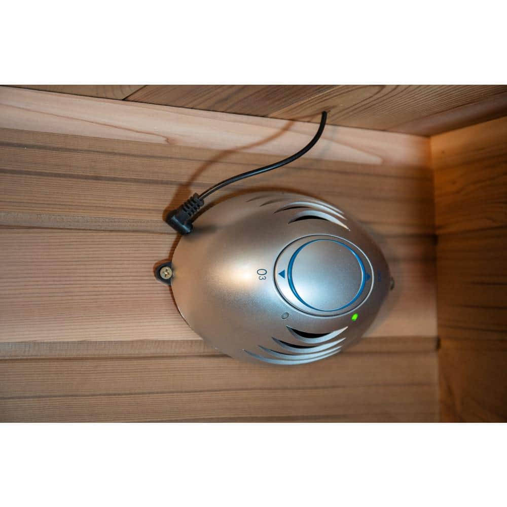 Sierra 2-Person Cedar FAR Infrared Sauna with Bluetooth