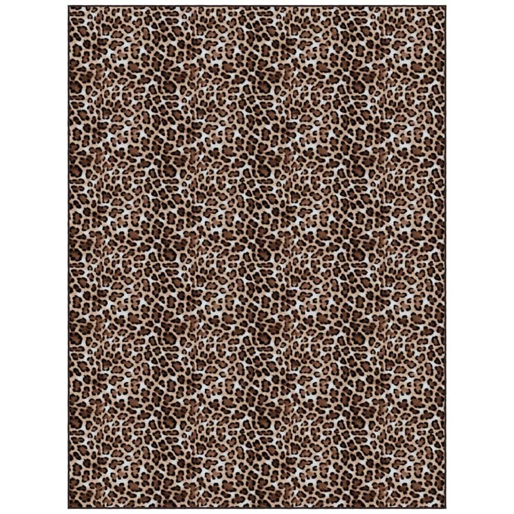 Area Rug 8 ft. x 13 ft.-Soft Non-Slip Rug for Living Room, Bedroom, Dining Room, Leopard price history on PriceWatchPro