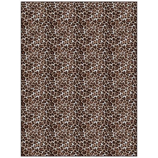 Runner Rug By The Foot 8 ft. x 20 ft.-Soft Area Runner for Hallways, Entryway and Stairs, Leopard