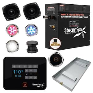 Black Series WiFi and Bluetooth 4.5kW QuickStart Steam Bath Generator Package in Oil Rubbed Bronze