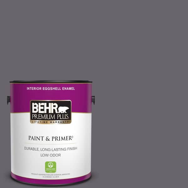 BEHR PREMIUM PLUS 1 gal. #N550-6 Alter Ego Eggshell Enamel Low Odor Interior Paint & Primer