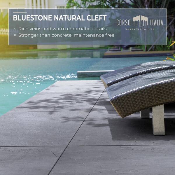 Bluestone - Blue Color Mix - Natural Cleft Surface French