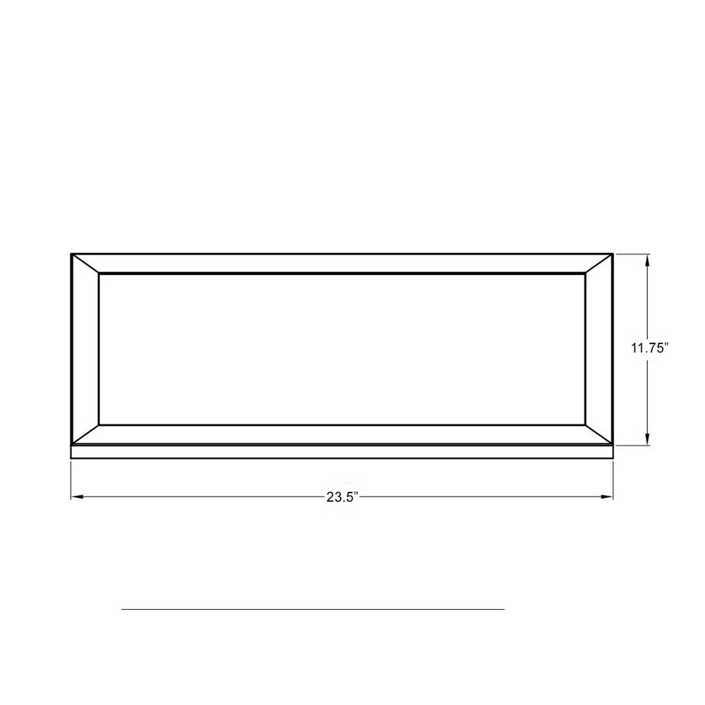 Bronze 23.5 Inch LED Flush Mount with White Glass Shade