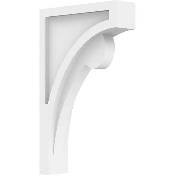 Ekena Millwork 2 in. x 11-5/8 in. x 7 in. Standard Viola Unfinsihed Architectural Grade PVC Corbel