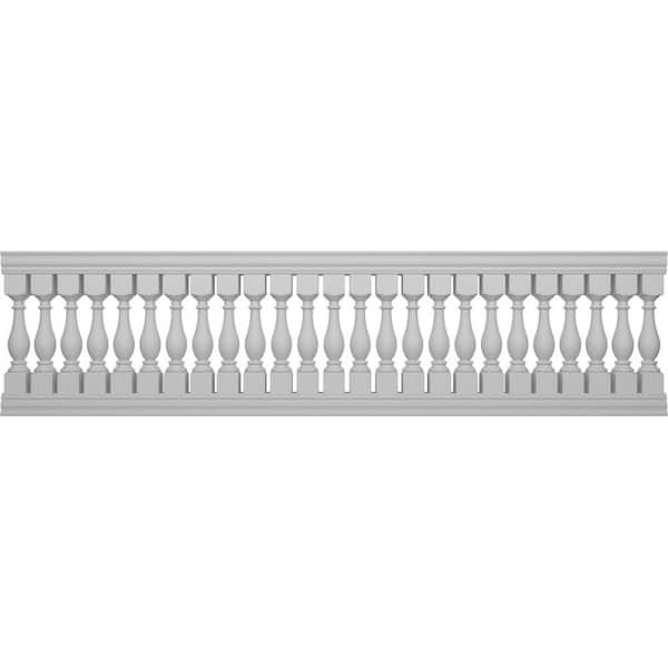 Fiberthane Legacy Balustrade 156 in. L x 42 in. H Fiberglass Railing Kit