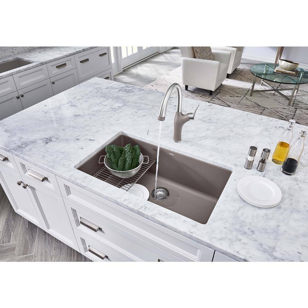 Truffle Stainless Steel Pull-Down Spray Kitchen Faucet