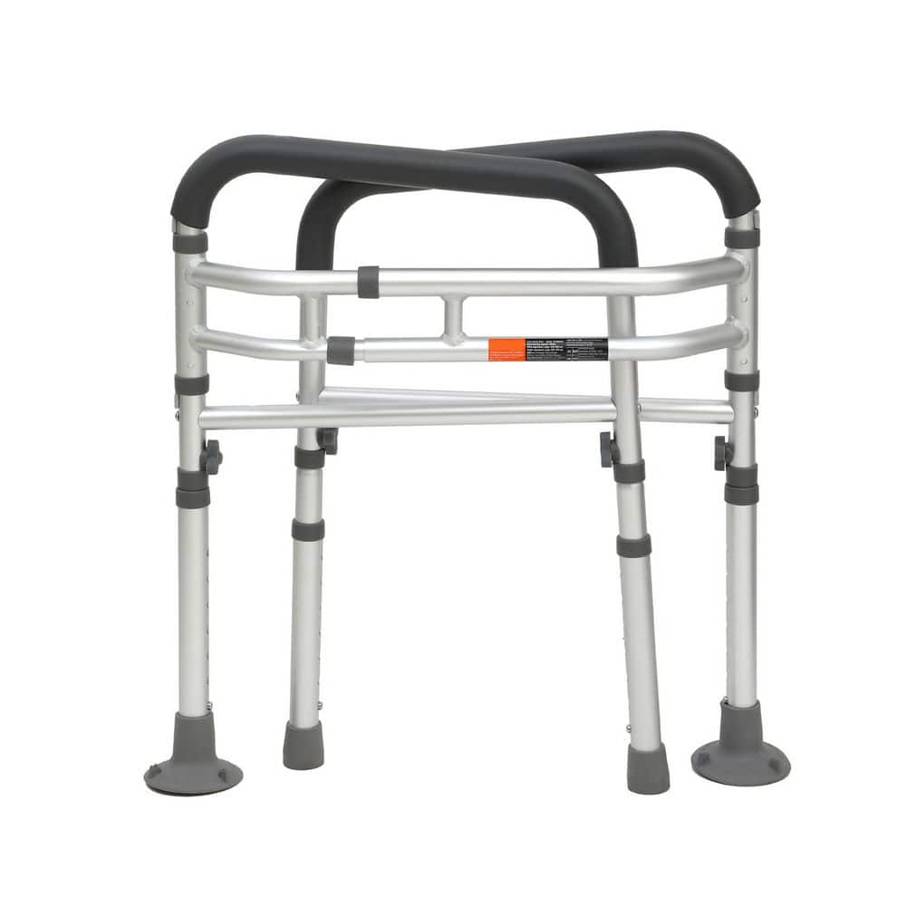 Adjustable Folding Toilet Safety Rail with Padded Arms, 300 lbs. Capacity, Non-Electric, Waterless Toilet price history on PriceWatchPro