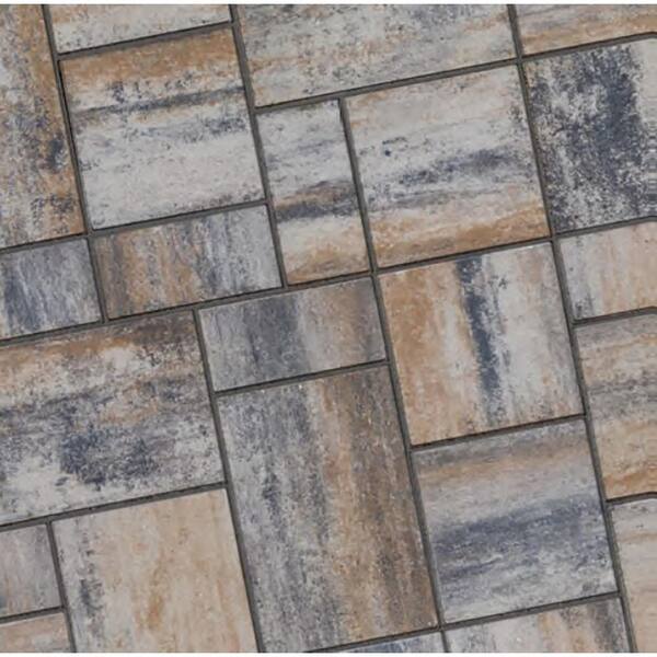 interlock Tahoe 14.75 in. x  9.875 in. x  2.375 in. Rectangle Santa Fe Concrete Paver Pallet (114-Pieces/70.5 sq. sf./Pallet)