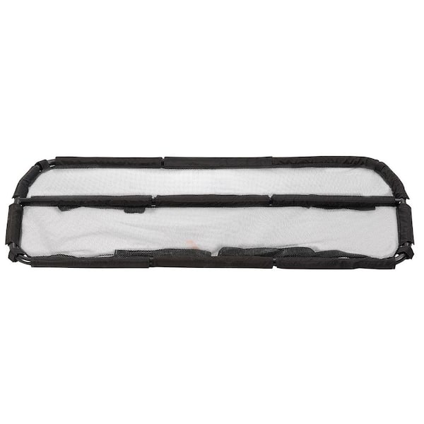 Black Dog Car Barrier, 46 in. Wide Car Divider for Cargo Area, Vehicle Pet Barrier, See Through Net Mesh Furniture Cover