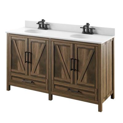 Farmhouse Bathroom Vanities Bath The Home Depot - Harvey Farmhouse Bathroom Sink Vanity Light Spruce 60 Farmhouse Bathroom Vanities Bath The Home Depot - Harvey Farmhouse Bathroom Sink Vanity Light Spruce 60