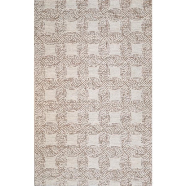 BASHIAN Niyah Beige 9 ft. x 12 ft. (8 ft. 6 in. x 11 ft. 6 in.) Geometric Transitional Area Rug
