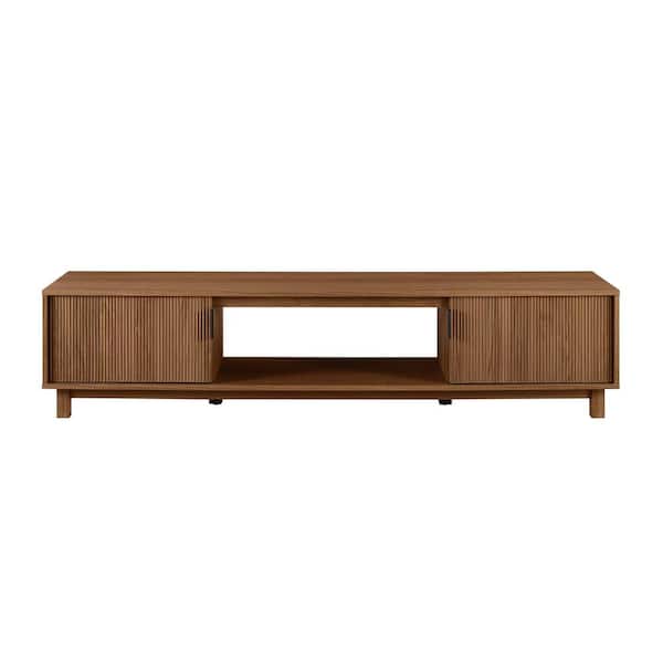 Walker Edison Furniture Company 70 in. Mid-Century Modern Mocha