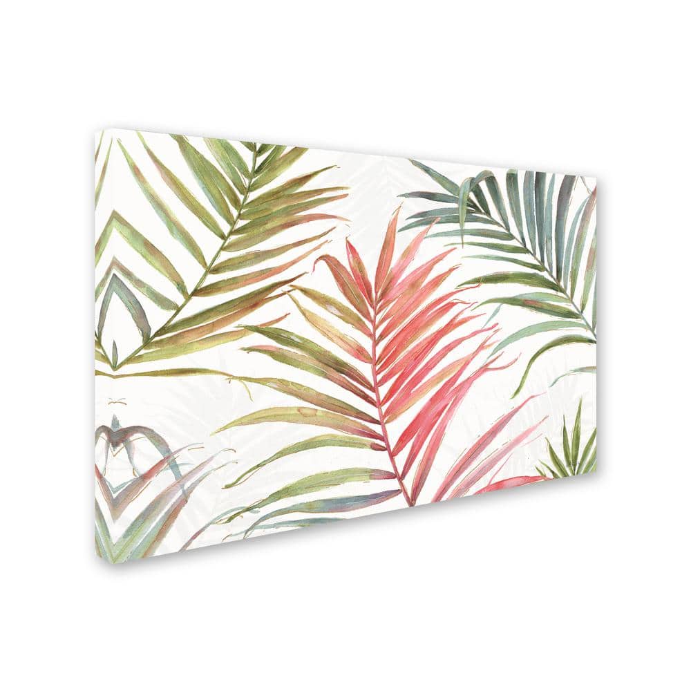 Tropical Blush IV Multicolor Canvas Wall Art 12 x 19