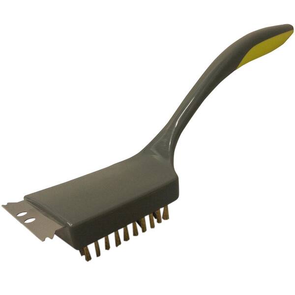 Cuisinart 17.8 in. Grill Brush with Cross-Action Bristles and Scraper