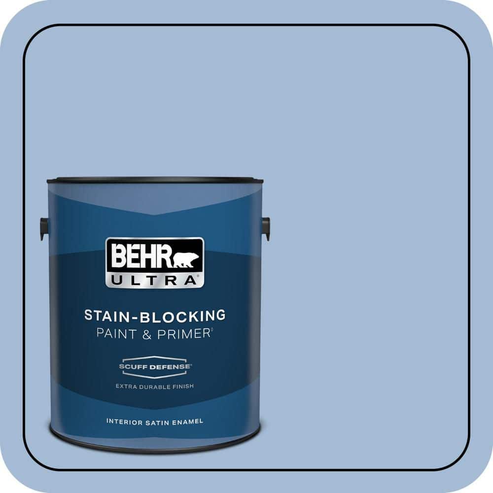 1 gal. #M530-3 Perennial Blue Extra Durable Satin Enamel Interior Paint & Primer price history on PriceWatchPro