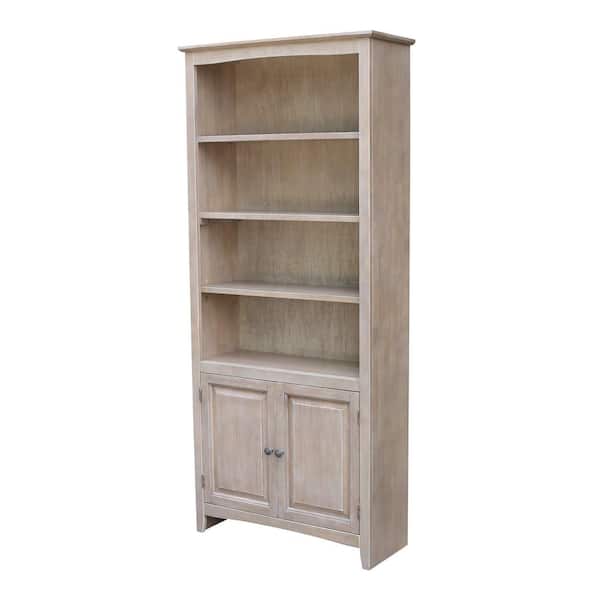 International Concepts 72 in. Weathered Taupe Gray Wood 6