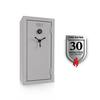 Sports Afield 26-Gun Fireproof Long Gun Safe with Electronic Lock, Bone White SA5526-AMZ-WH