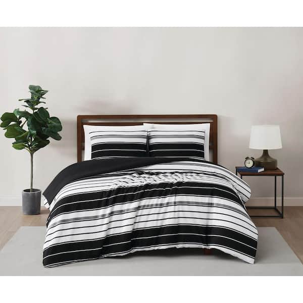 Truly Soft Brentwood Stripe Multiple Polyester 3-Piece Full/Queen Comforter Set