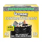 Ultrasac 42 gal. Heavy Duty Trash Bags with Flaps (20-Count) HMD 792697 -  The Home Depot