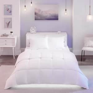 So Fluffy Down Alternative All-Seasons Warmth Bed Comforter, Twin, 68 in. x 90 in., White