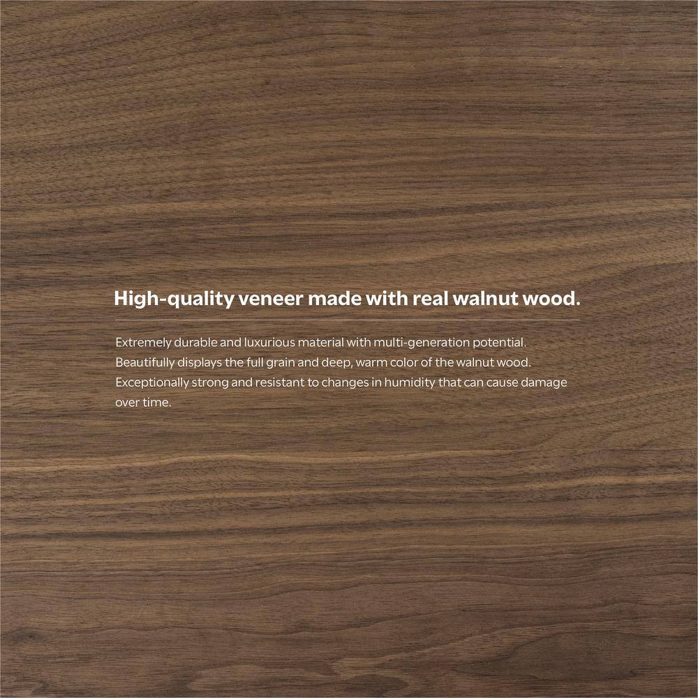 Walnut and Black Lift-Top Coffee Table with Storage