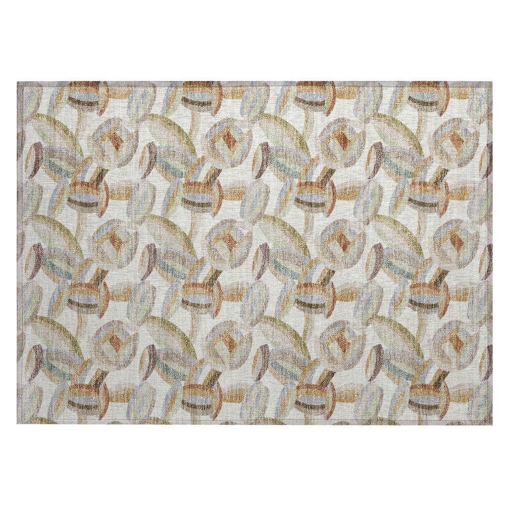 Chantille Machine Washable Indoor/Outdoor Abstract ACN2454 Ivory 2 ft. x 3 ft. Accent Rug price history on PriceWatchPro