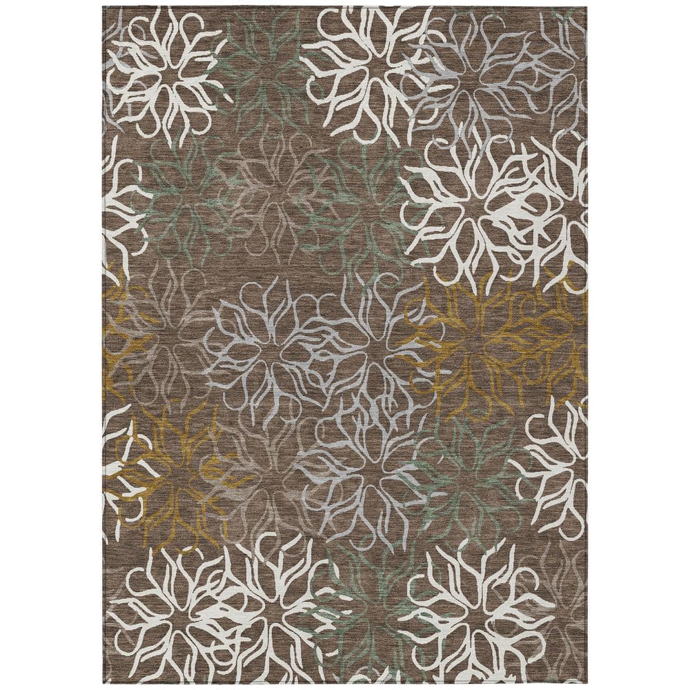 Chantille Machine Washable Indoor/Outdoor Abstract ACN2973 Coffee 9 ft. x 12 ft. Area Rug price history on PriceWatchPro