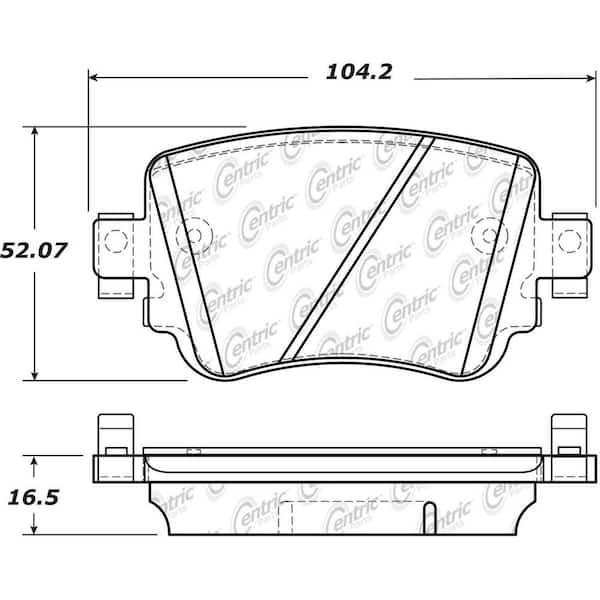 Centric Parts Disc Brake Pad Set