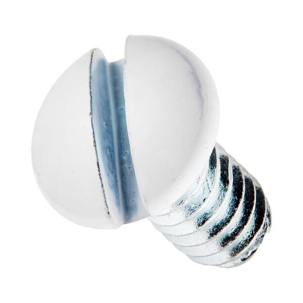 thumbnail image 2 of Leviton White Wall Plate Screws - 20 Pack, 5/16 Inch Long, Oval Head Milled Slot, 6-32 Thread For Leviton Switch Plates 2 of 13