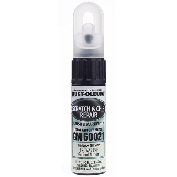 Rust-Oleum Automotive 0.5 oz. Galaxy Silver Scratch & Chip Repair Marker (6-Pack)