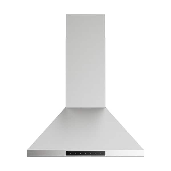 24 in. Wall Mounted Range Hood in Stainless Steel