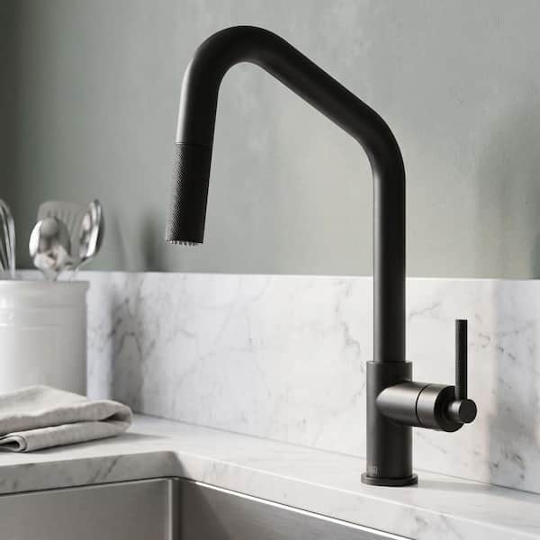 ✨PLANTATION✨ ドット柄 ✨ボトルネック✨ガーゼチュニック✨ 2 ✨黒 VIGO Utopia 14 in. Single Handle Pull-Down Sprayer Kitchen Bar