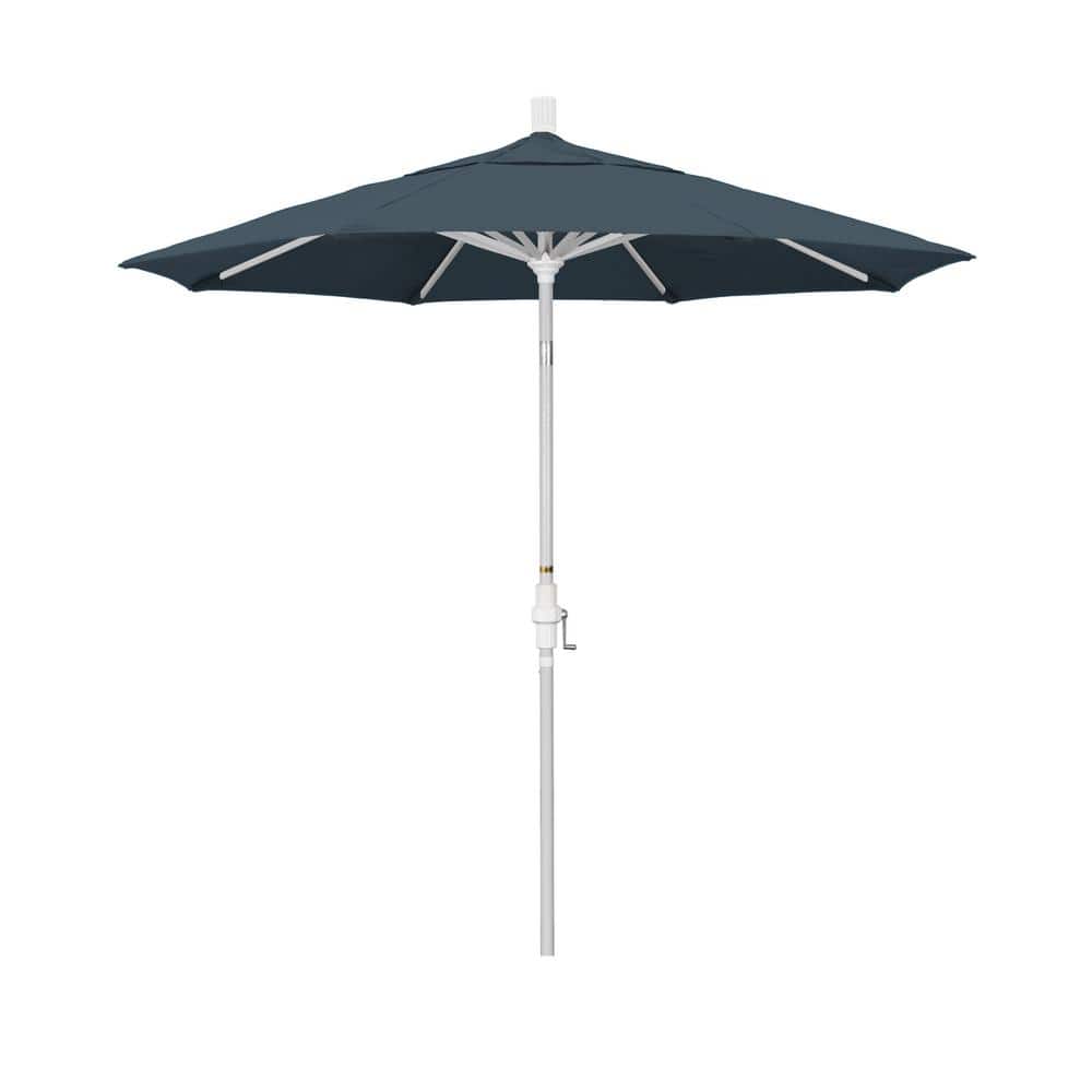 7.5 ft. Matted White Aluminum Market Patio Umbrella Collar Tilt Crank Lift in Sapphire Pacifica price history on PriceWatchPro