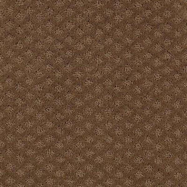 Lifeproof 8 in. x 8 in. Pattern Carpet Sample - Lilypad -Color Cigar Leaf