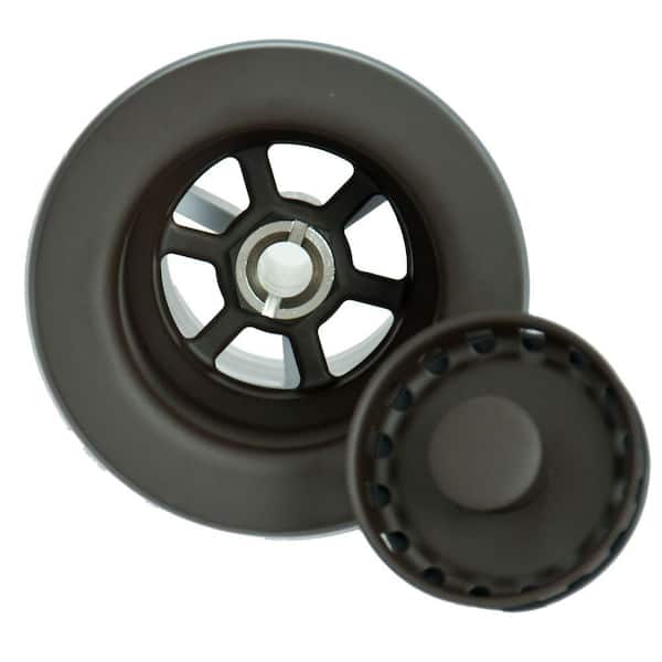 Unbranded 4.5 in. Bar Sink Strainer in Oil Rubbed Bronze