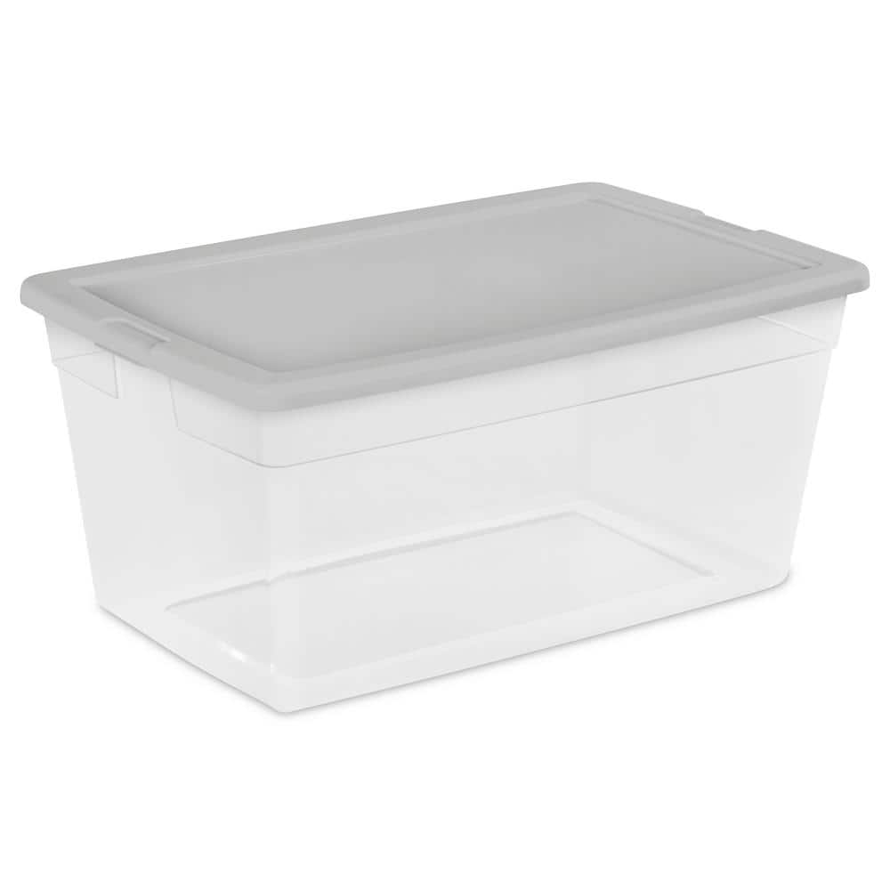 https://images.thdstatic.com/productImages/e9f01e35-3538-49b5-ae40-a817bda711ca/svn/clear-base-with-cement-lid-sterilite-storage-bins-16666a04-64_1000.jpg