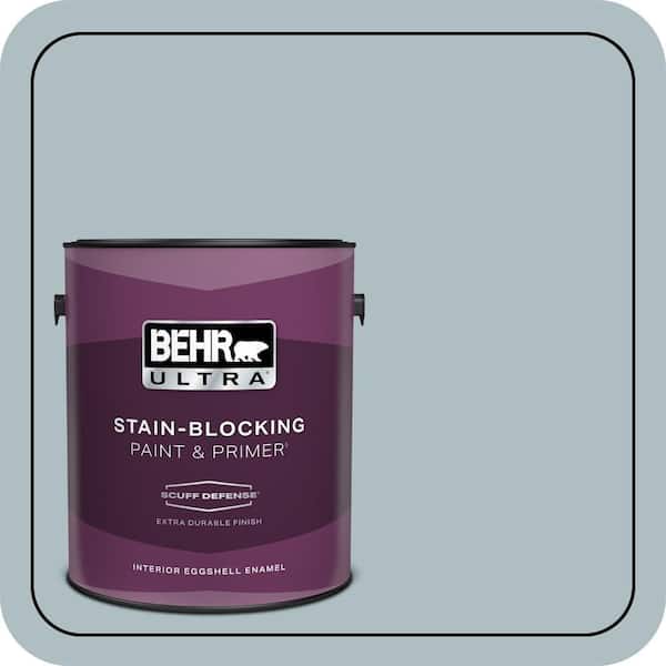 BEHR ULTRA 1 gal. #PMD-99 Arctic Ocean Extra Durable Eggshell Enamel Interior Paint & Primer