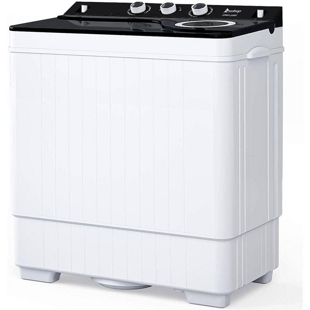 Twin Tub with Built-in Drain Pump XPB65-2288S 26Lbs Semi-automatic Twin Tube Washing Machine