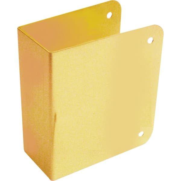 Prime-Line Deadlock Blank Repair Cover, 1-3/4 in., Solid Brass, Polished Finish