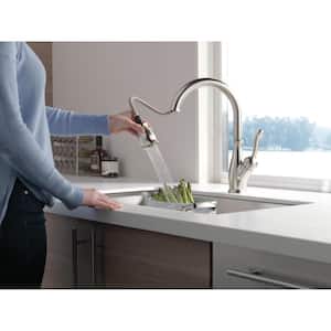 Leland Single-Handle Pull-Down Sprayer Kitchen Faucet w/ShieldSpray and MagnaTite Docking in SpotShield Stainless