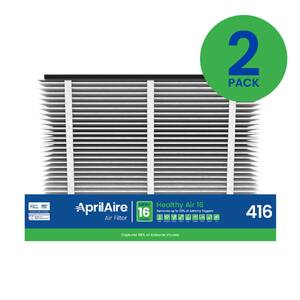16 in. x 25 in. x 4 in. Air Cleaner Filter for Whole-House Air Purifier Models 1410,1610,2410,2416,4400 MERV 16 (2-Pack)